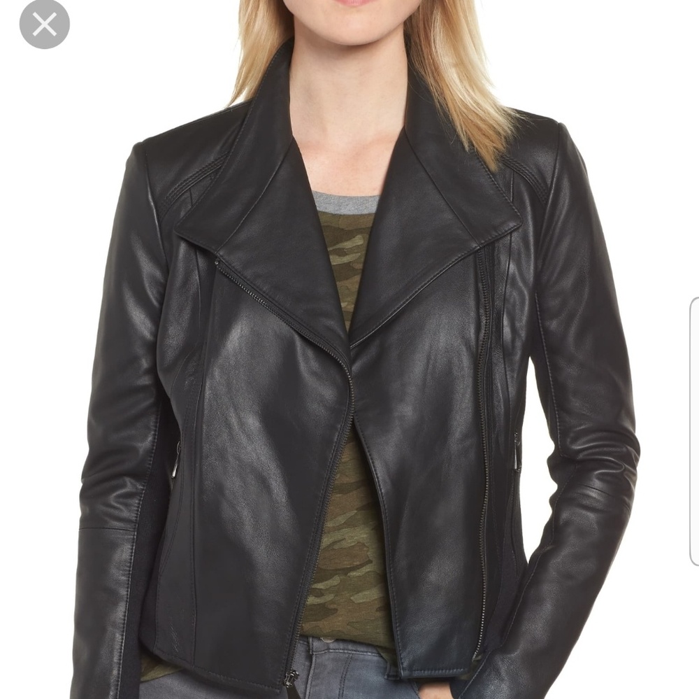 Andrew mark leather jacket